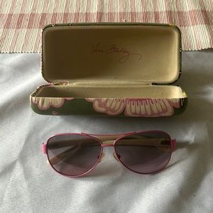 Vera Bradley Pink Aviators
